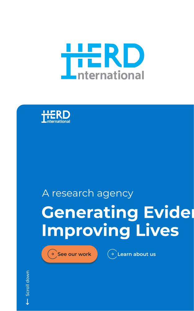 An image showing Herd International logo and a part of its homepage
